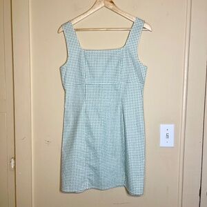 Gingham mini dress